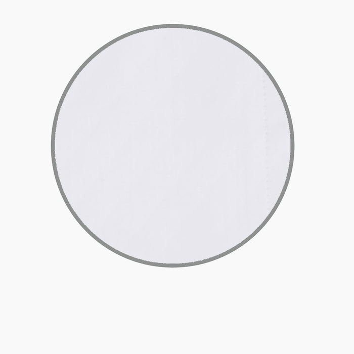 White Two-Fold 200 Cotton Fabric Image 2