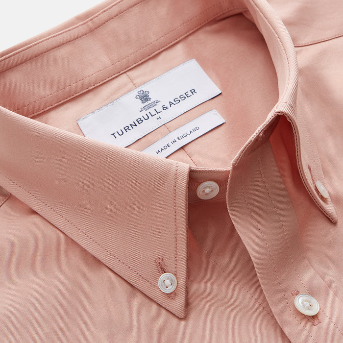 Pink Piece Dyed Weekend Fit Suffolk Shirt Image 2