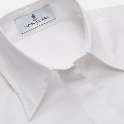 White Cotton Tailored Bianca Shirt Image 1