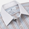View 2 of product Beige Multi Stripe Cotton Regular Fit Penrose Shirt