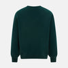 View 3 of product Forest Green Cashmere V-neck Jumper