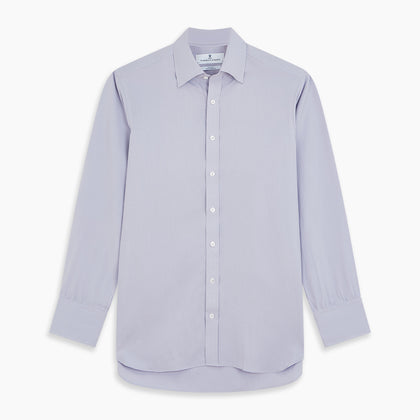 Lilac Silk Regular Fit Flaxton Shirt Image 5