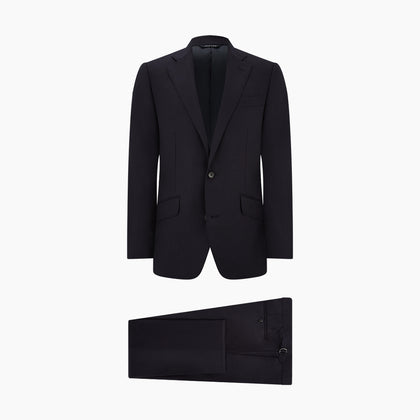 Navy Single Breasted Suit Image 7