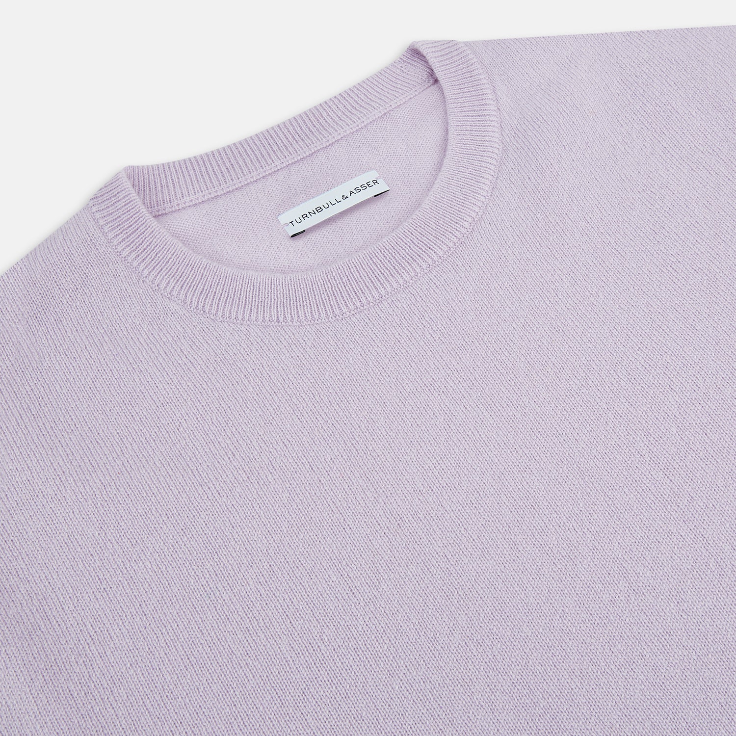 View 2 of product Lilac Cashmere Round Neck Jumper