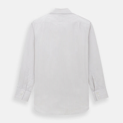 Burgundy Multi Hairline Stripe Mayfair Shirt Image 2