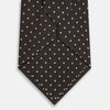 View 3 of product White and Brown Micro Dot Silk Tie