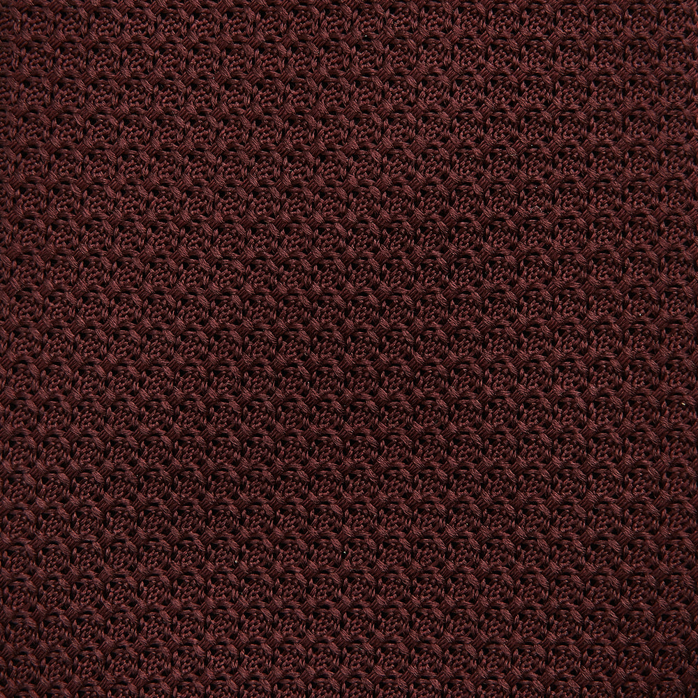 Dark Red Knitted Tie