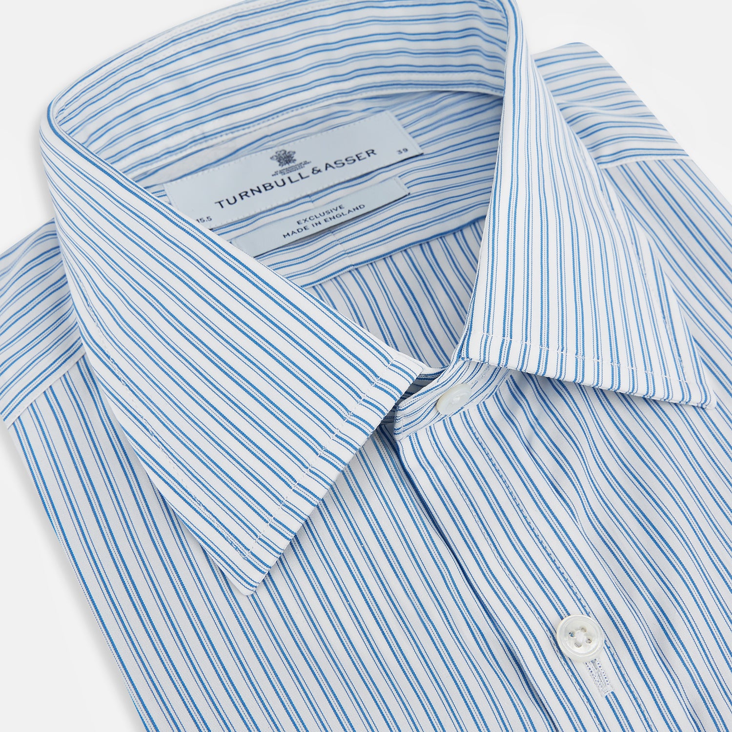 View 2 of product Sky Blue Double Stripe Mayfair Shirt