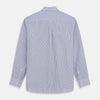 View 5 of product Blue Multi Stripe Cotton RE-PURPOSE Weekend Fit Finch Shirt