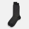 View 2 of product Charcoal Melange Houndstooth Mid-Length Socks
