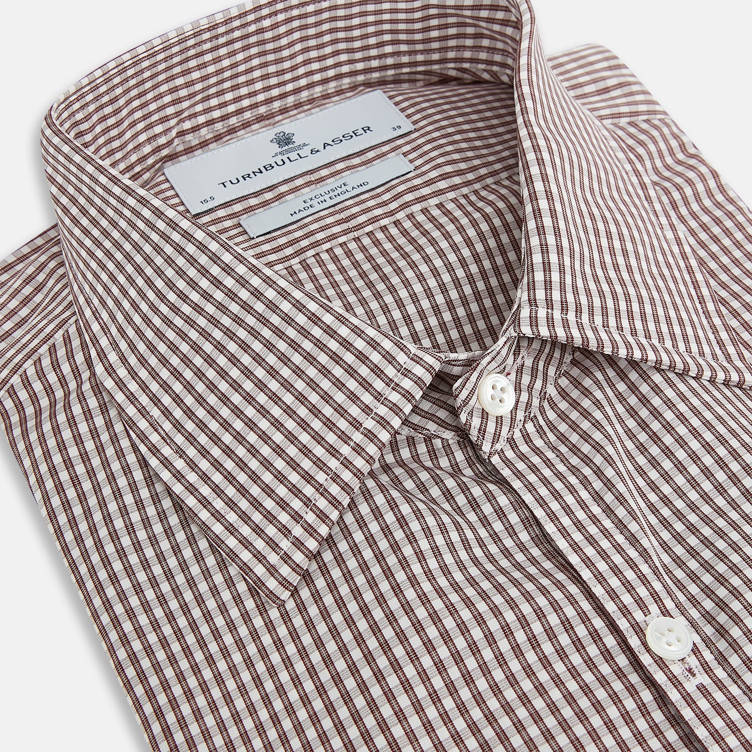 View 2 of product Burgundy Micro Check Westminster Shirt