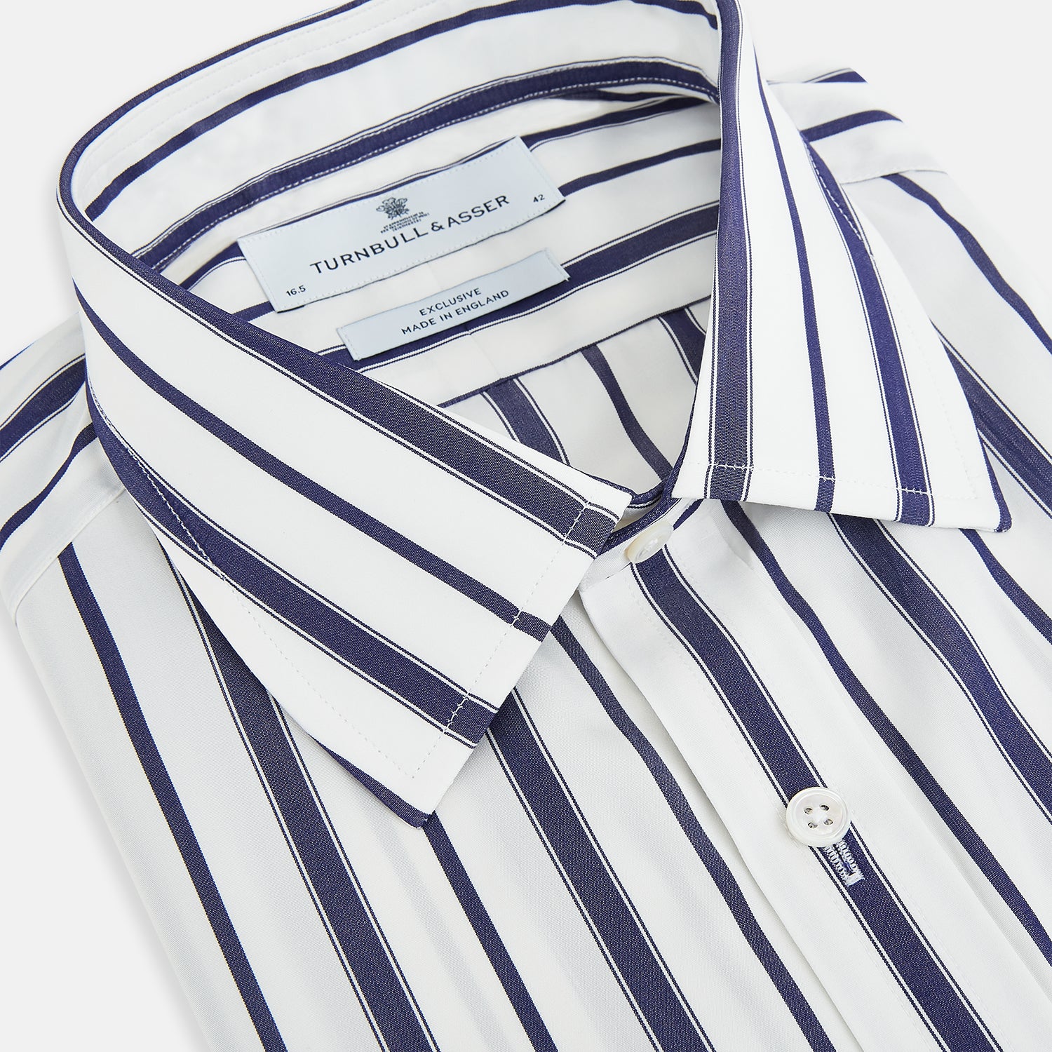 View 2 of product Navy Double Stripe Mayfair Shirt