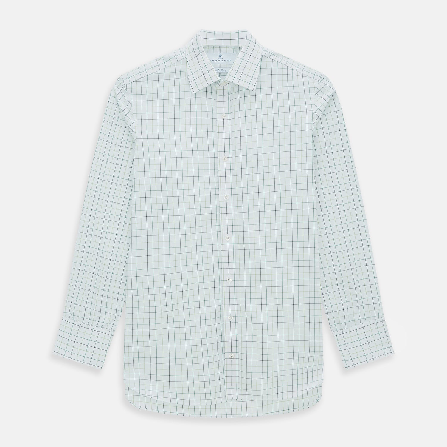 View 1 of product Dark Green Grid Check Mayfair Shirt