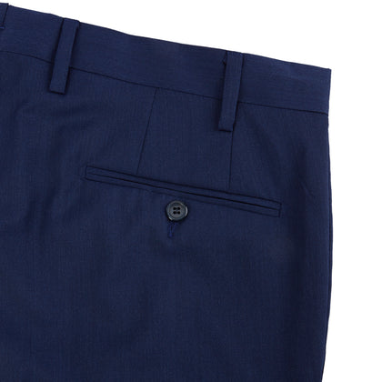 Blue Wool Trousers Image 1