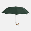 View 1 of product Forest Green Telescopic Umbrella with Whangee Crook Handle