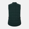 View 3 of product QUILTED VEST ZIP PKTS,BACK WAIST STRAPS FOREST GRN