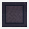 View 4 of product Navy and Pink Dot Silk Pocket Square