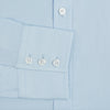 View 4 of product Light Blue Sea Island Quality Cotton Shirt with T&A Collar and 3-Button Cuffs