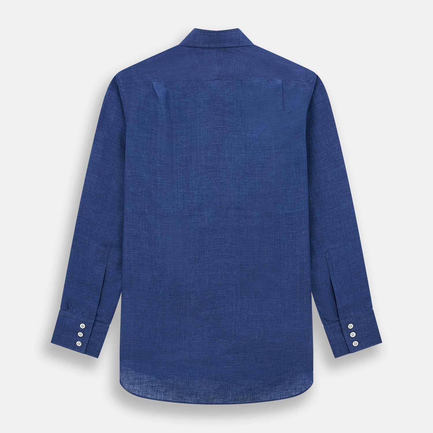 View 3 of product Navy Linen Mayfair Shirt