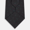 View 3 of product Teal  and Navy Circle Silk Tie