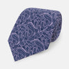 View 1 of product Lilac Paisley Printed Silk Tie