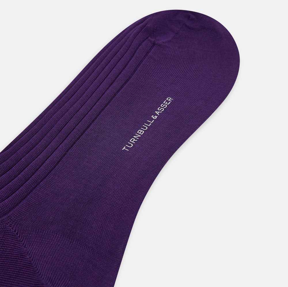 Purple Long Socks
