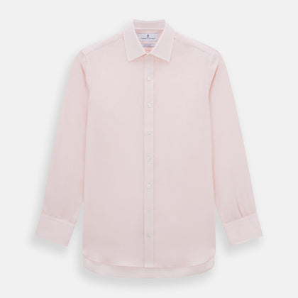 Pale Pink Cotton Cashmere Mayfair Shirt