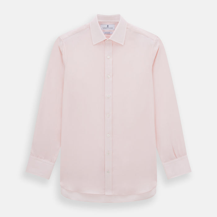 Pale Pink Cotton Cashmere Mayfair Shirt