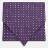 View 1 of product Lilac and Purple Micro Dot Silk Cravat
