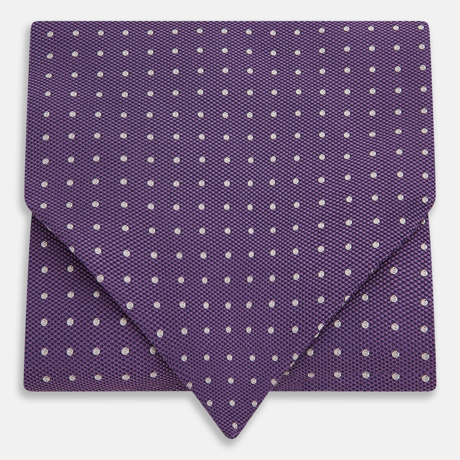 View 1 of product Lilac and Purple Micro Dot Silk Cravat