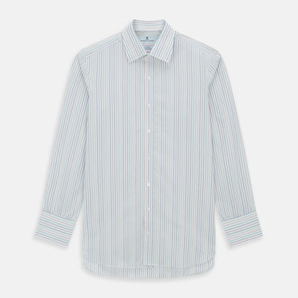 Multicoloured Double Pinstripe Mayfair Shirt