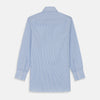 Light Blue Bengal Stripe Shirt with T&A Collar and 3-Button Cuffs