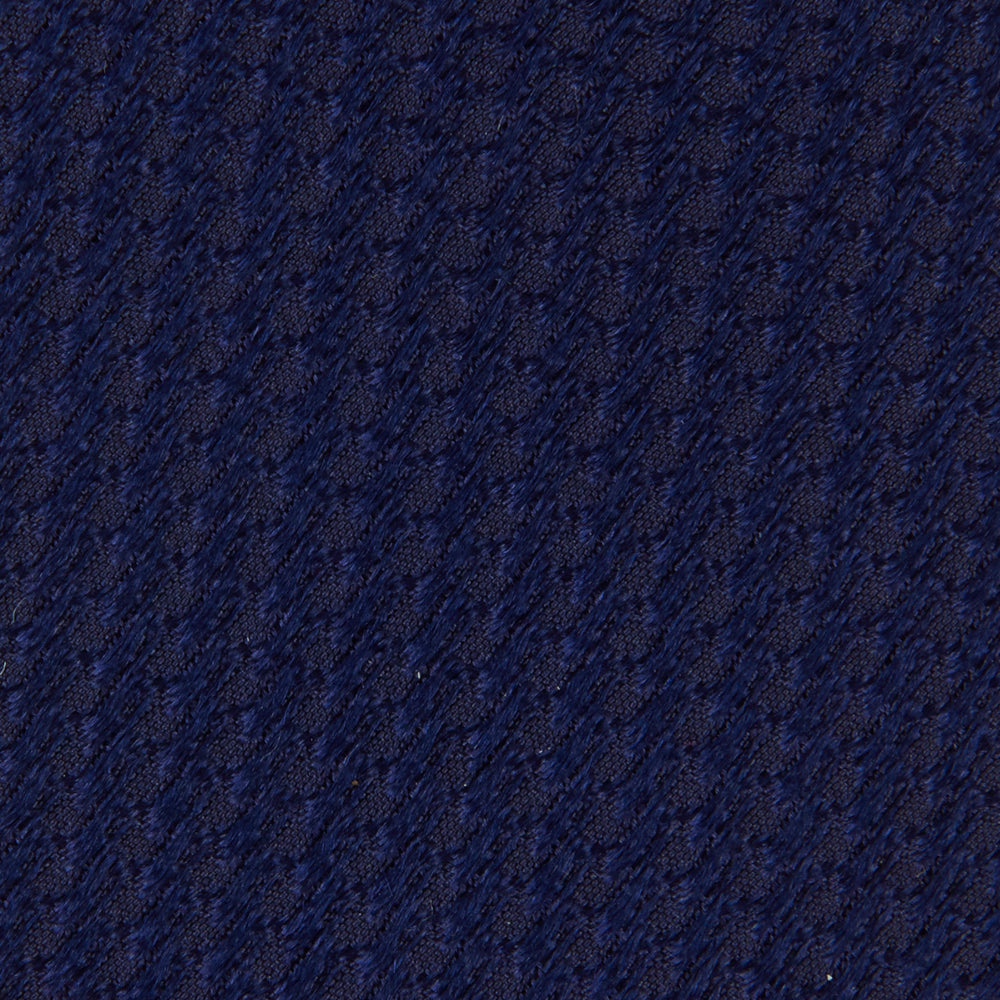 Seven-Fold Navy Lace Silk Tie