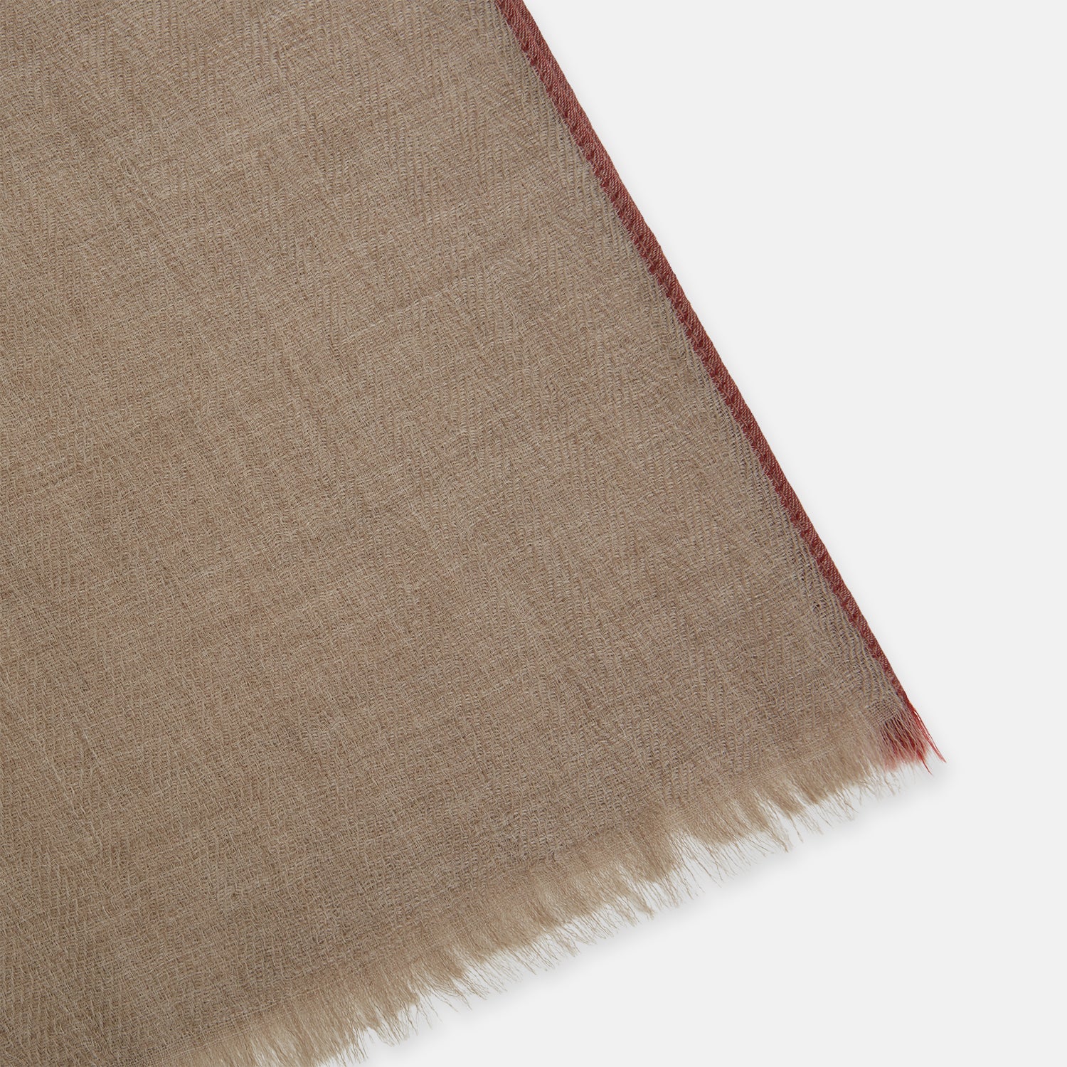 View 2 of product Camel and Cognac Cashmere Scarf