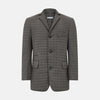 View 1 of product Fulham Shadow Grey Single-Breasted Quilted Blazer