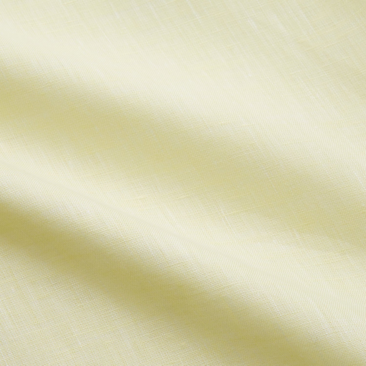 Yellow Linen Regular Fit Mayfair Shirt