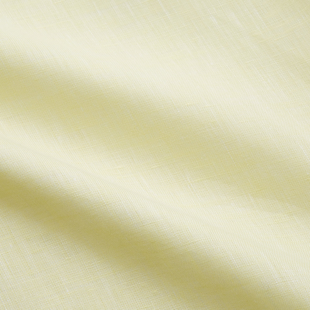 Yellow Linen Regular Fit Mayfair Shirt