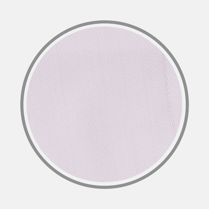 Pink Herringbone Cotton Fabric