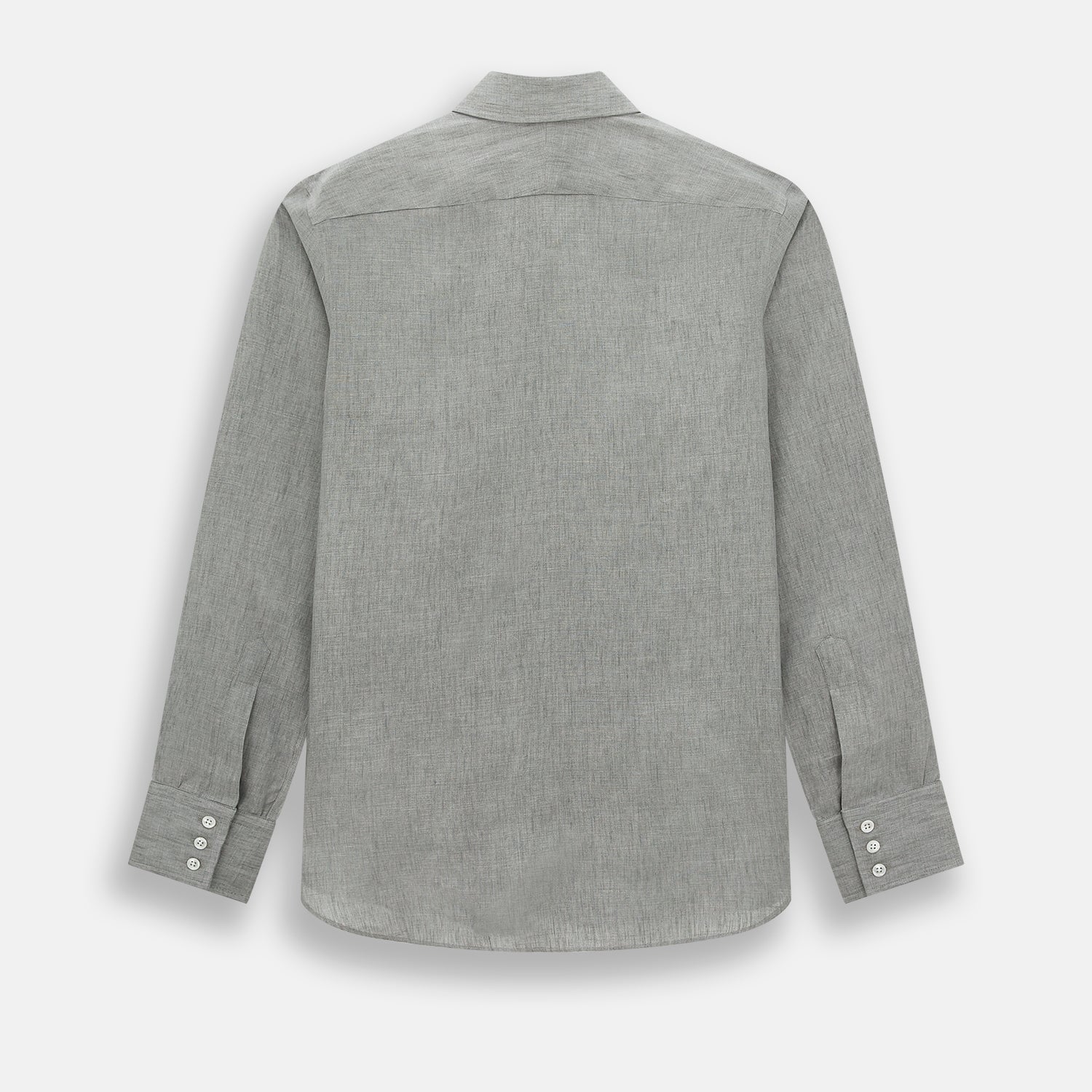 View 3 of product Flint Grey Linen Westminster Shirt