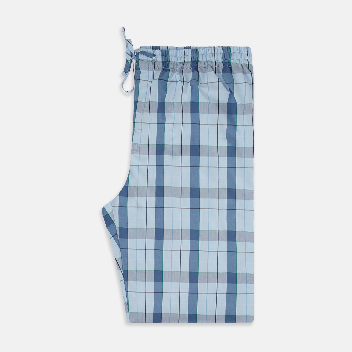 View 4 of product Blue Multi Check Pyjama Trousers