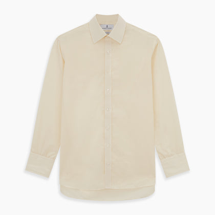 Cream Fine Pencil Stripe Mayfair Shirt Image 5