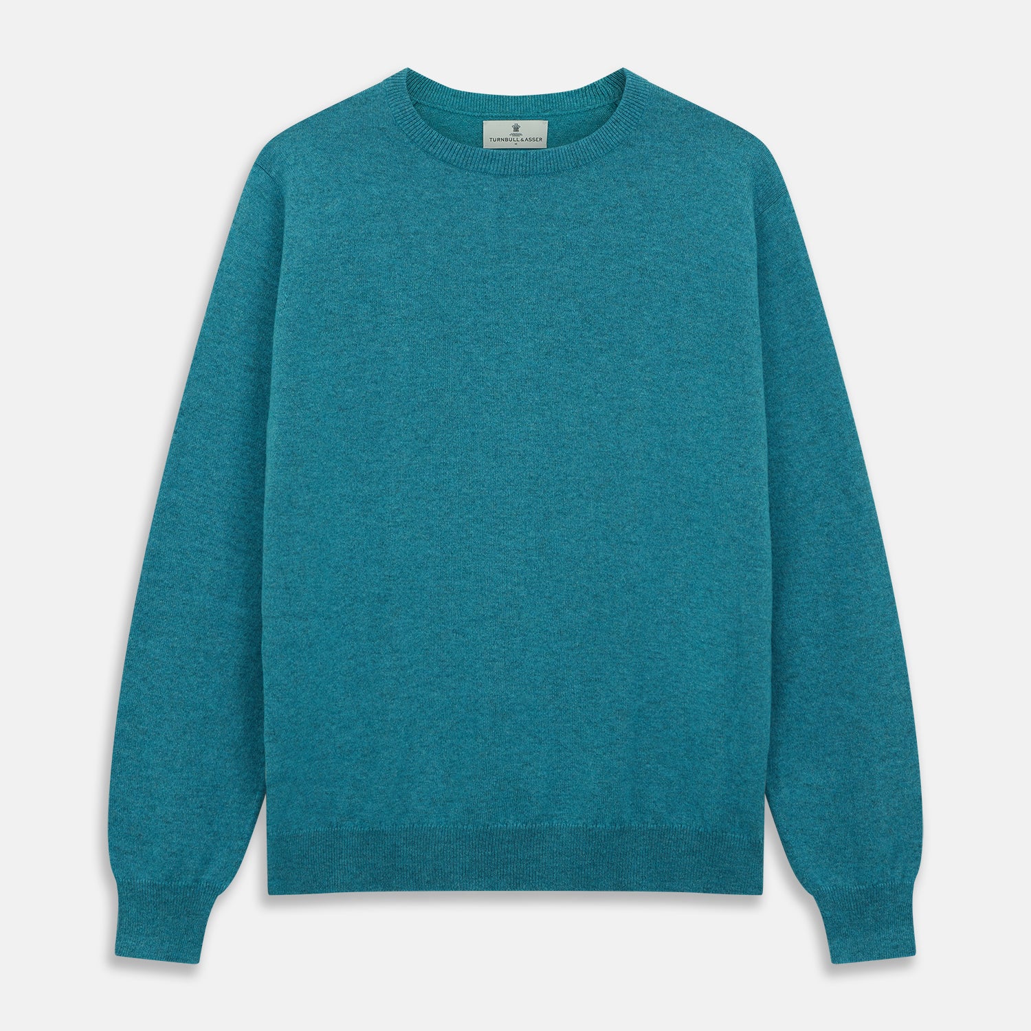 Teal Glenn Crew Neck Jumper