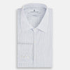 View 5 of product Pale Blue and Navy Pinstripe Westminster Shirt