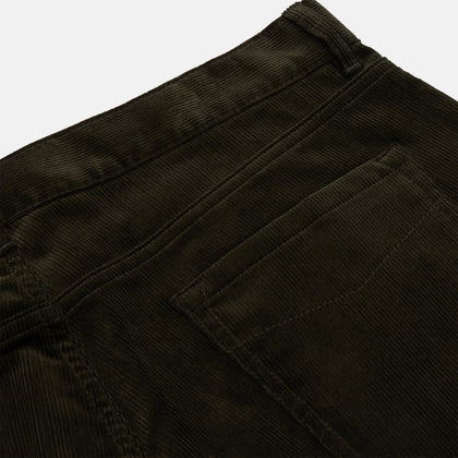 Olive Green Cord Mylo Trousers Image 1