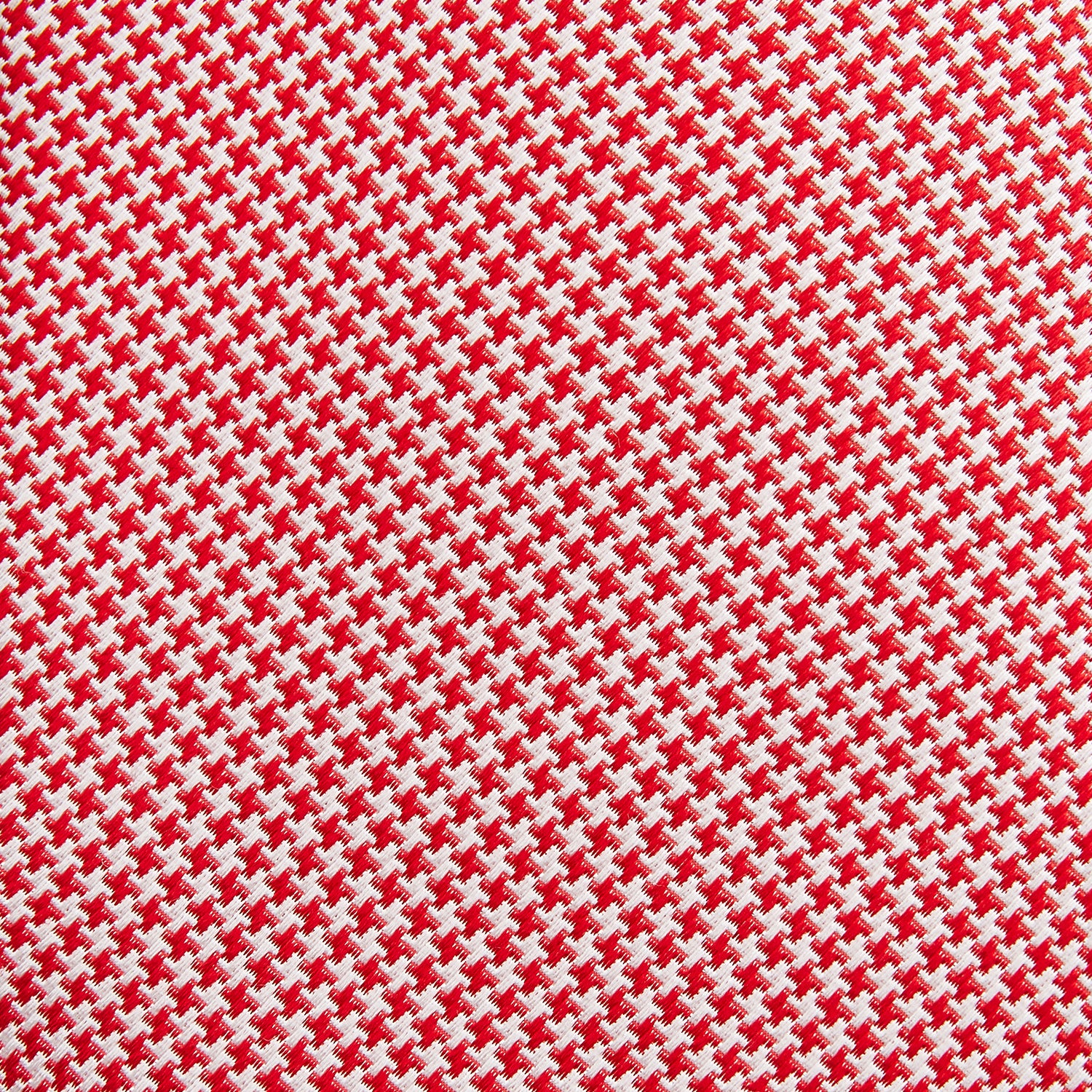 View 3 of product Red and White patterned silk tie
