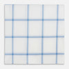 View 1 of product Colony Blue Grid Check Hand-Rolled Handkerchief