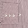 View 4 of product Red and Pink Ticking Stripe Mayfair Shirt