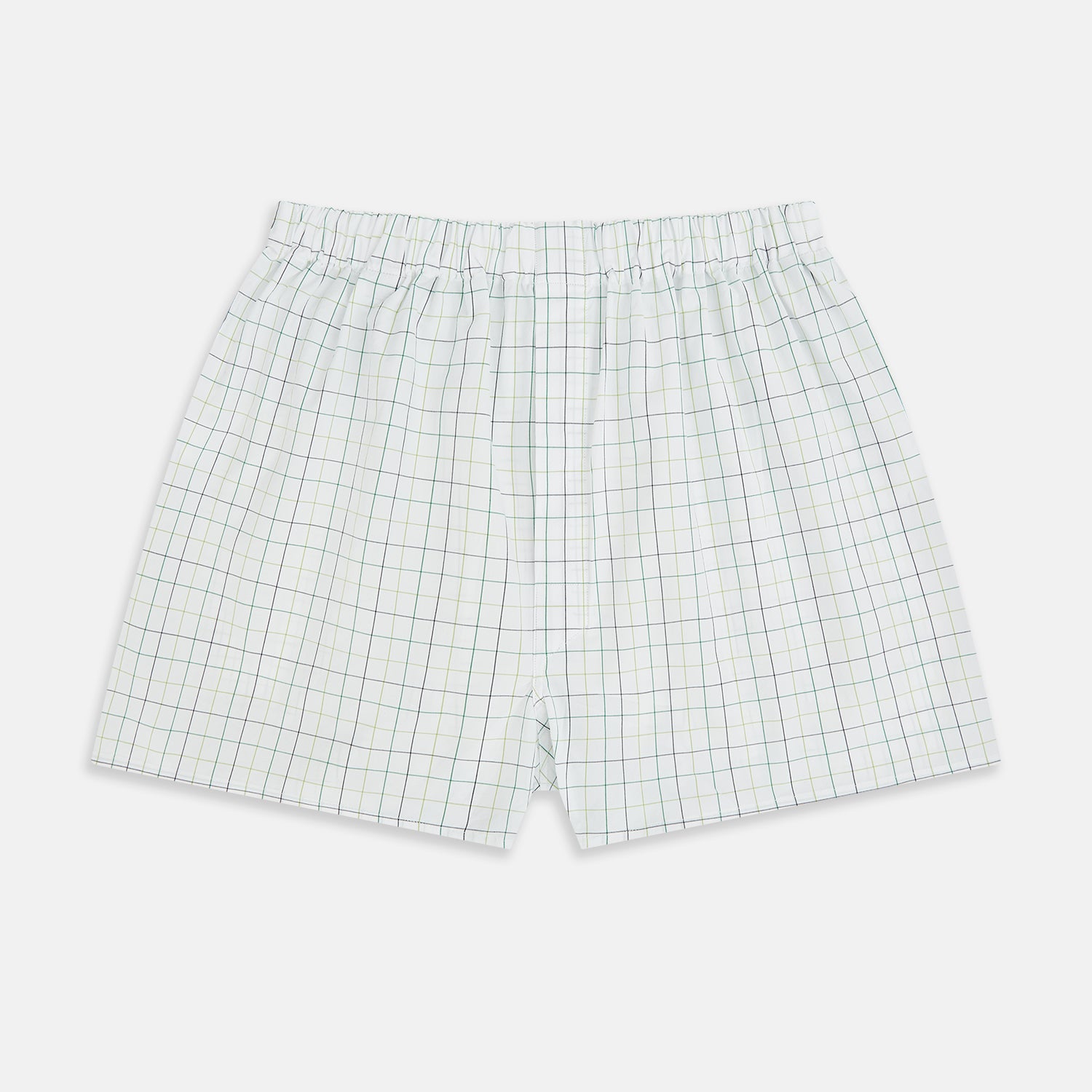 View 1 of product Forest Green Grid Check Godfrey Boxer Shorts
