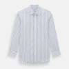 View 1 of product Blue Fine Multi Pinstripe Mayfair Shirt