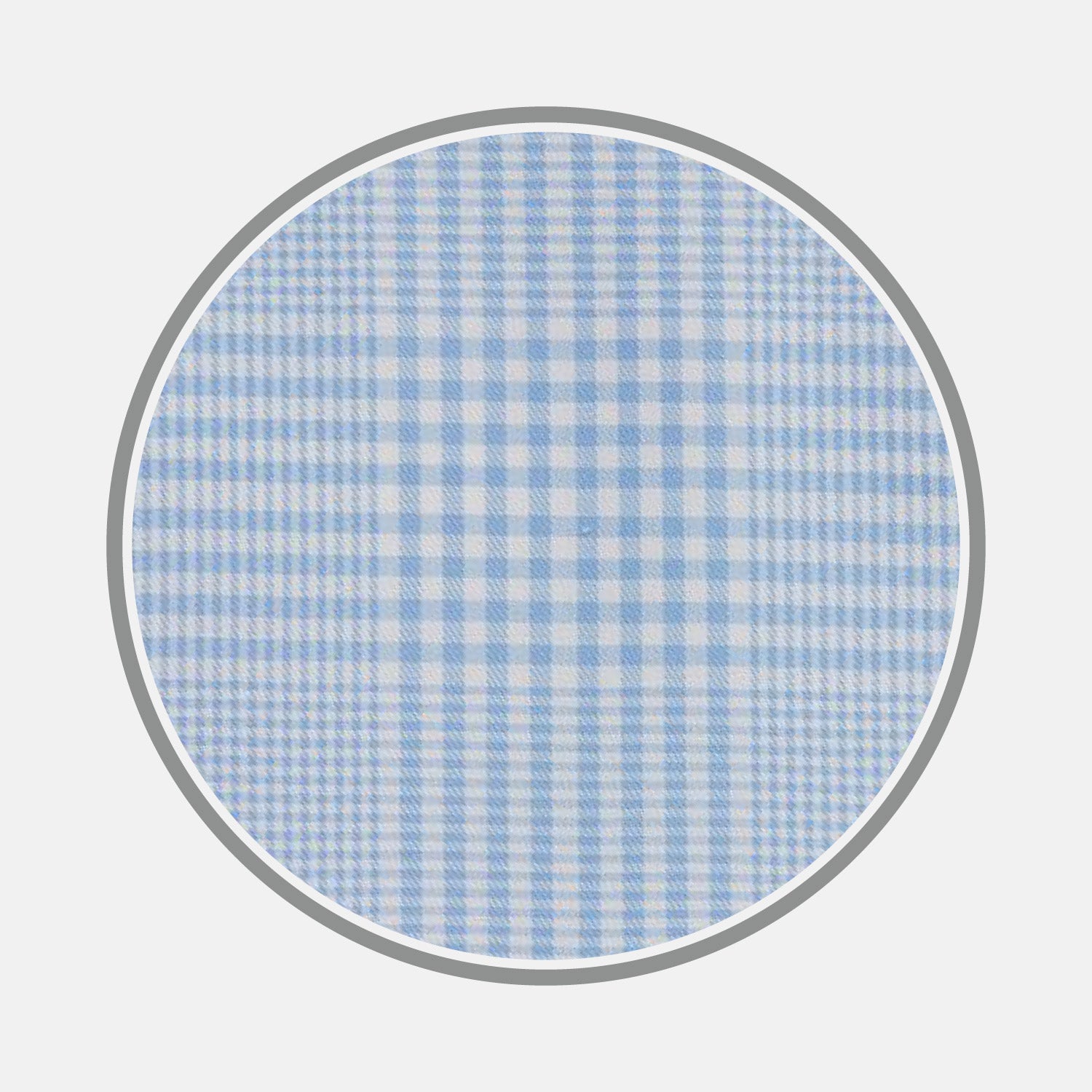 View 1 of product Pale Blue Check Cotton Fabric